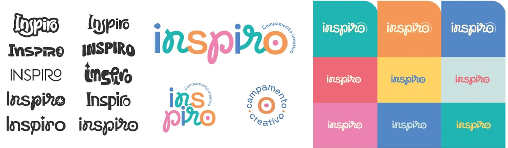 Bocetos y logotipo de Inspiro