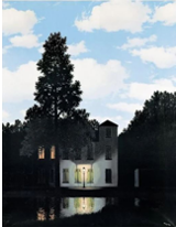 El imperio de las luces de Ren&eacute; Magritte (1954).