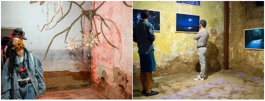 Vista de la sala &ldquo;Lo m&aacute;s
oscuro y bello de mi ser&rdquo;.