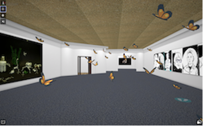 Salas de exposici&oacute;n Latin Chat.