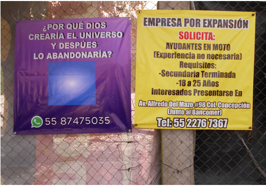 Cicl&oacute;nica
(calzada Ignacio Zaragoza, Iztapalapa). Sin t&iacute;tulo.