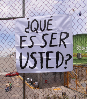 Cicl&oacute;nica
(Santa Martha-C&aacute;rcel de mujeres). Sin t&iacute;tulo.