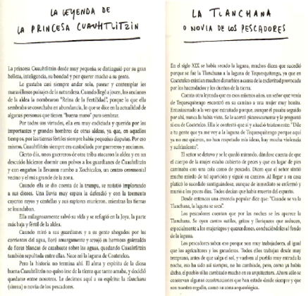 Los textos evocativos