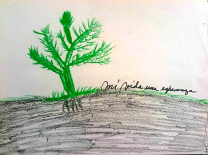 Final de la l&iacute;nea de la vida gr&aacute;fica de Lucero